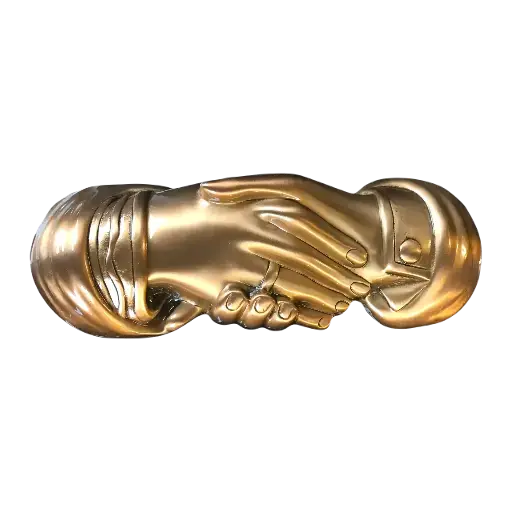 Mains enlacées