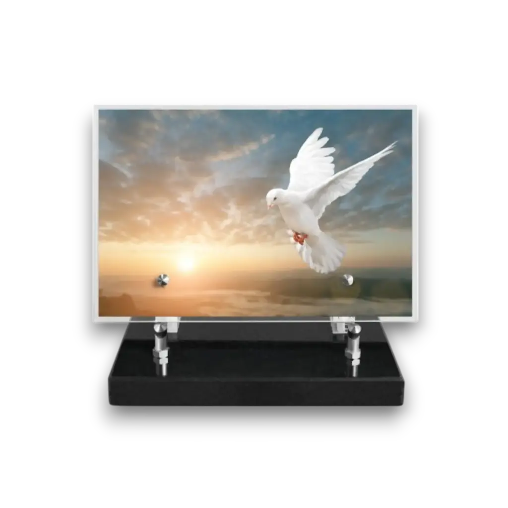 Plaque altuglas rectangulaire 15x22,5cm - Spirituel 1961