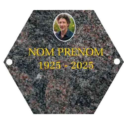 Format hexagonal 49x42cm 