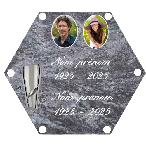 Format hexagonal 49x42cm 