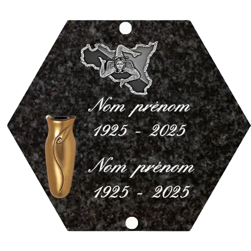 Format hexagonal 49x42cm